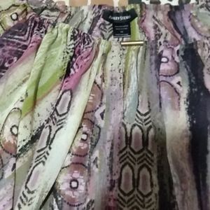 Ashley Stewart short sleeves multicolored blouse